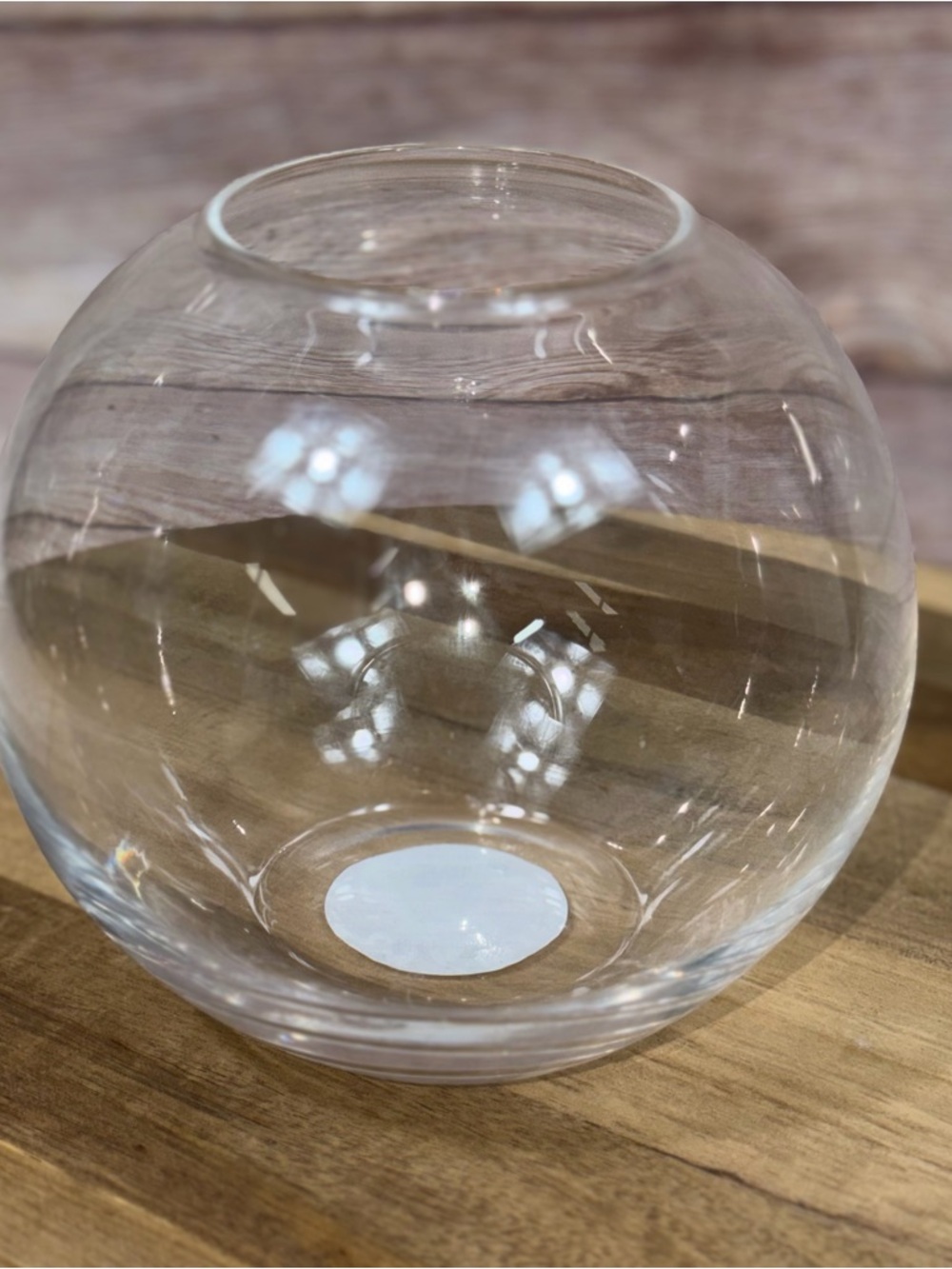 Room Essentials Clear Glass Vase New